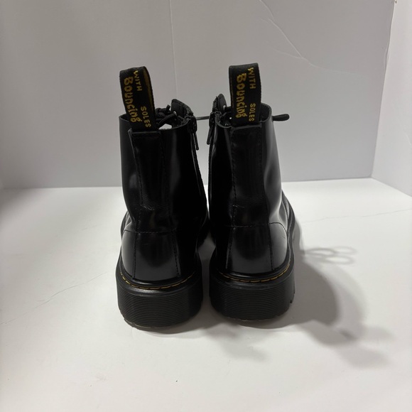 Dr Martens Kids Size 4 Pascal Bex J Black Leather Combat bootie - Picture 4 of 6